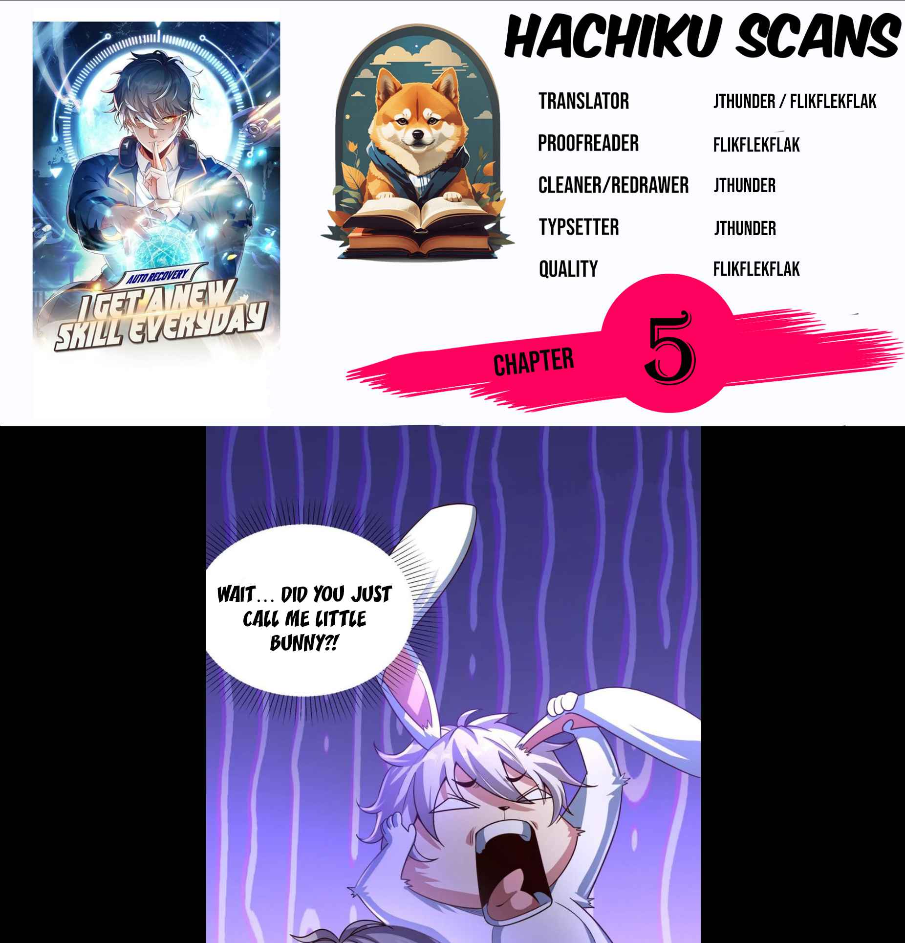 Aura Recovery: I Get A New Skill Everyday Aura Recovery: I Get a New Skill Everyday - Chapter 5 - Dark Scans